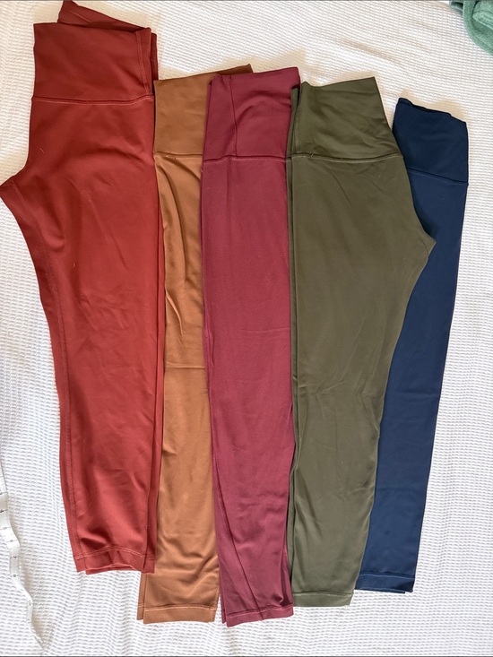 Lululemon Pants - Women’s Lululemon Align Leggings - Rust, Camel, Burgundy, Olive, Navy - size 8
